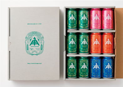 ビール好きには嬉しい缶ビールギフト。