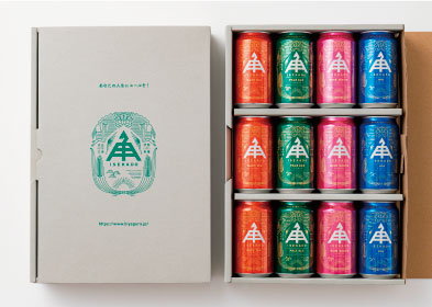 ビール好きには嬉しい缶ビールギフト。