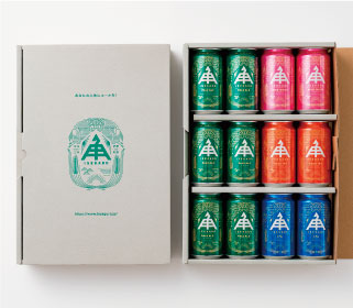 ビール好きには嬉しい缶ビールギフト。
