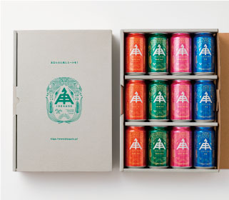 ビール好きには嬉しい缶ビールギフト。