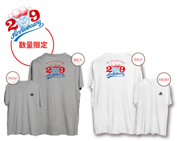 29周年記念Tシャツ