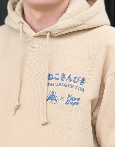 美品 グッチ 花海の猫 ブルオーバーパーカー クリーム色 さんびきプルオーバー（ヘヴィウェイト スウェット プルオーバー